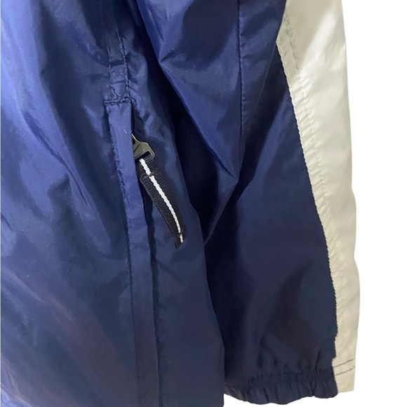 Vintage Nike Windbreaker Track Jacket Hoodie Large Grey Tag Athleisure Y2K - Picture 7 of 8